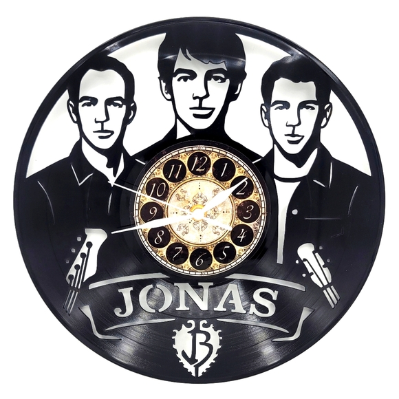 JONAS BROTHERS vinyl record clock - Picture 1 of 2